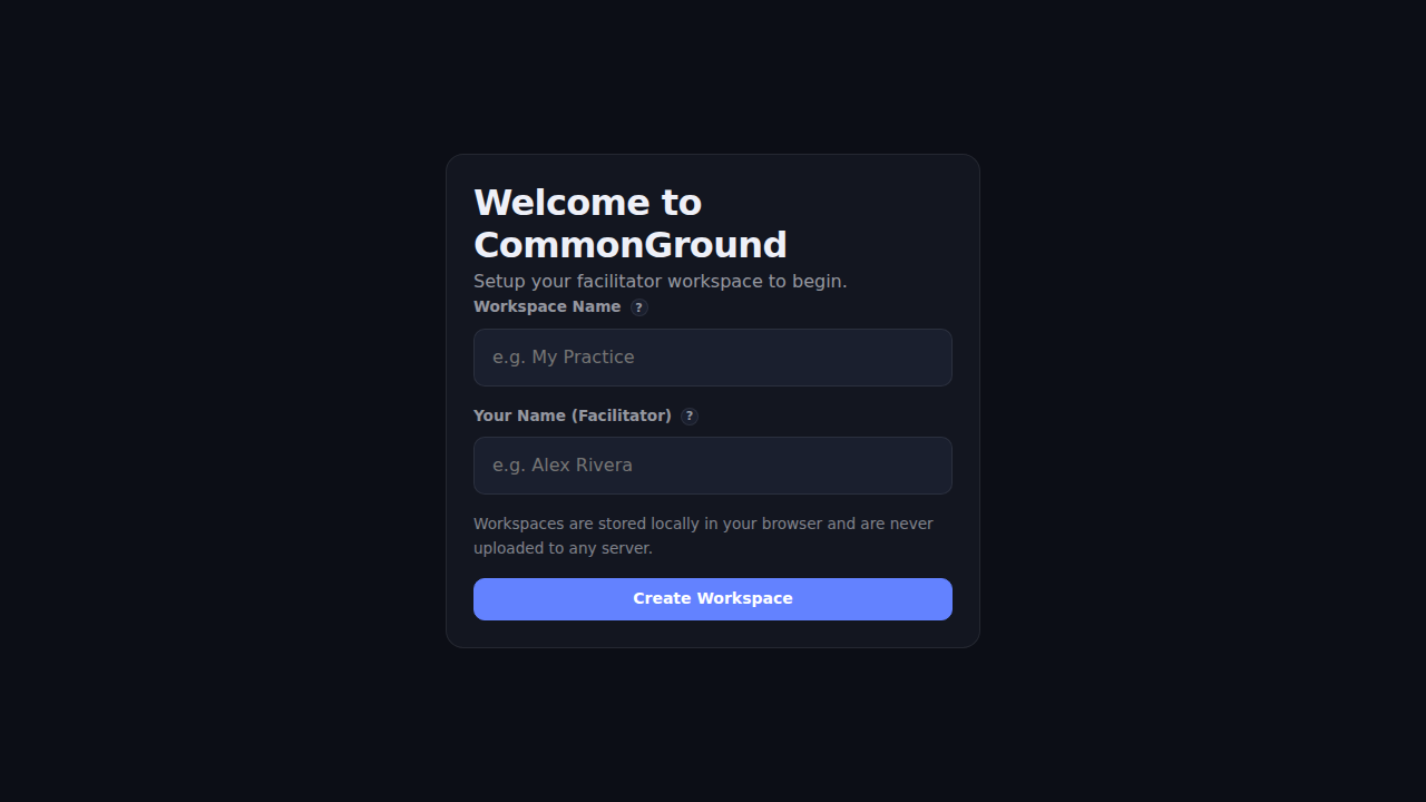 CommonGround screenshot
