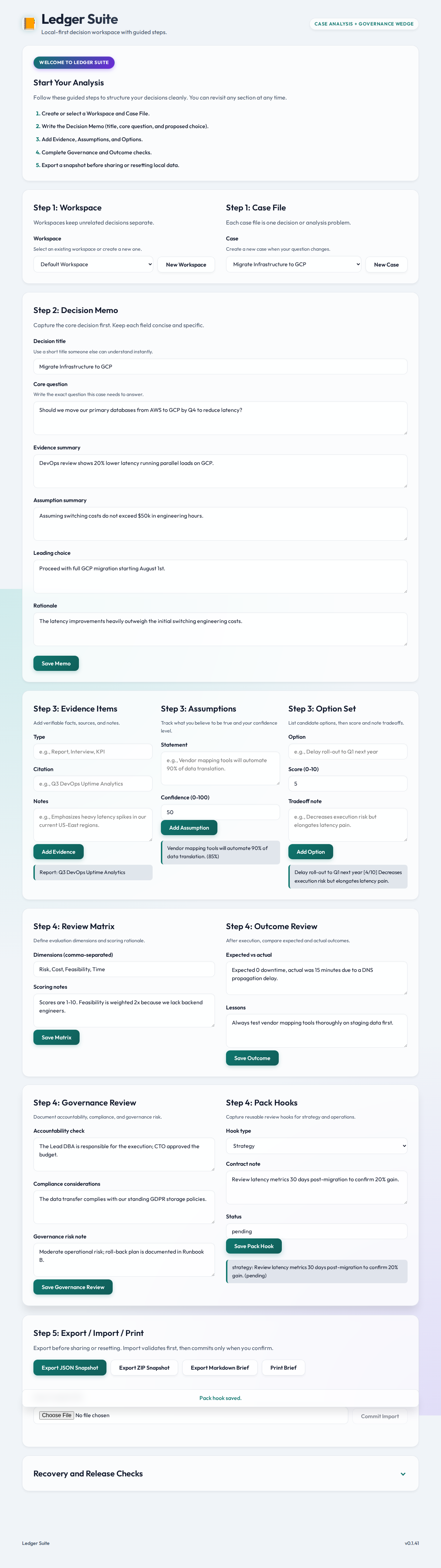 LedgerSuite screenshot